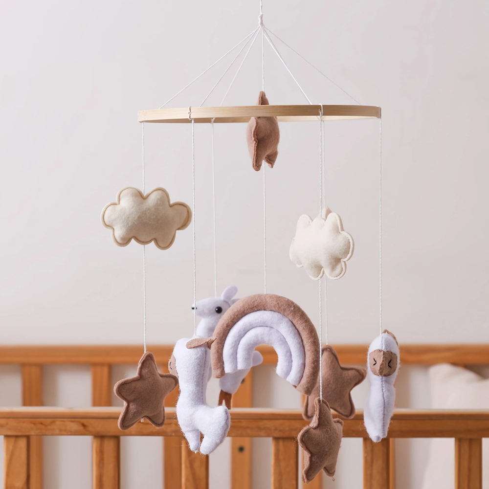 Baby Mobile Handmade Noliboobaby - Alpaca