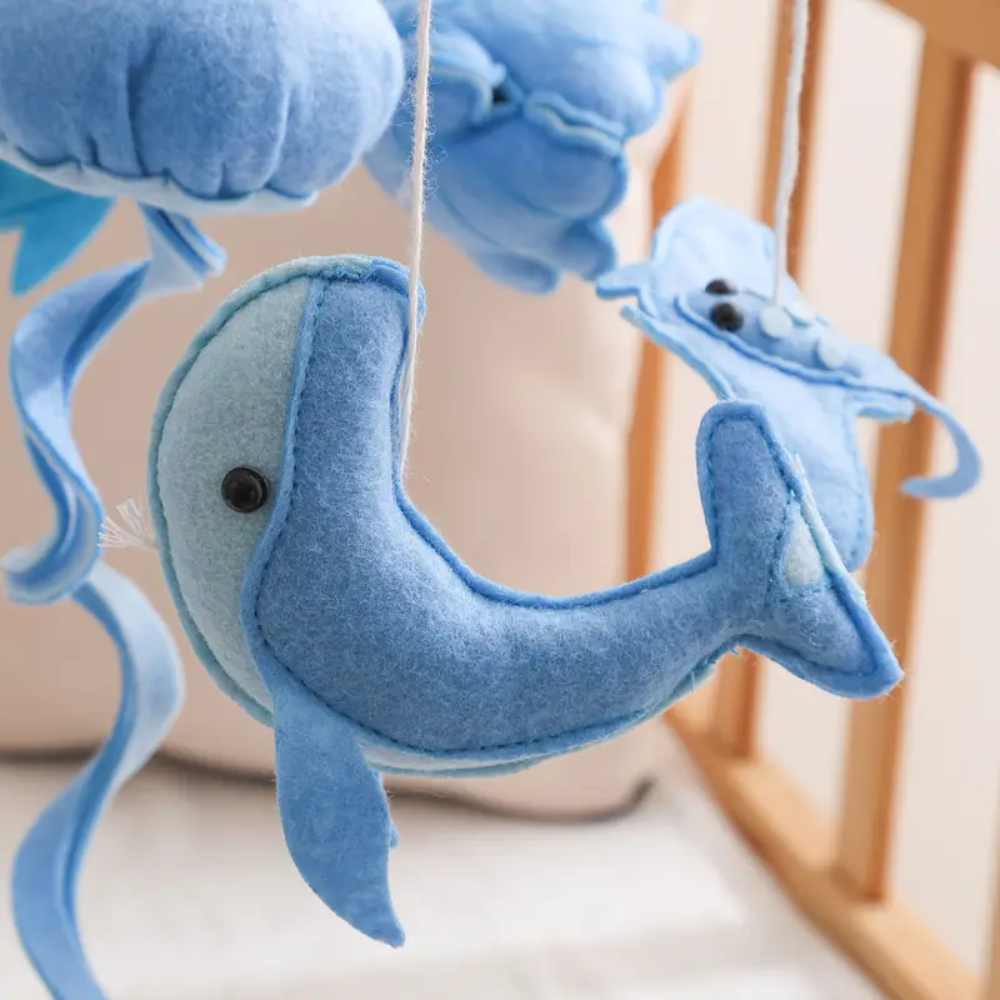 Baby Mobile Handmade Noliboobaby - Blue Ocean