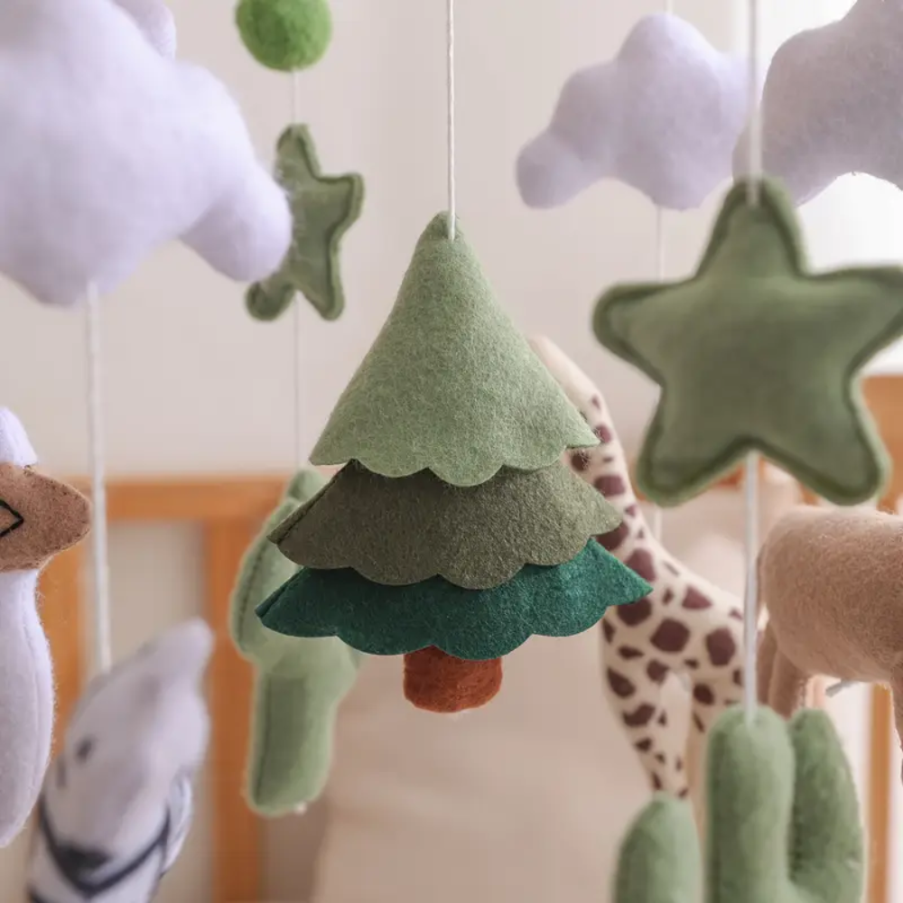 Baby Mobile Handmade Noliboobaby - Heart of the Savanna