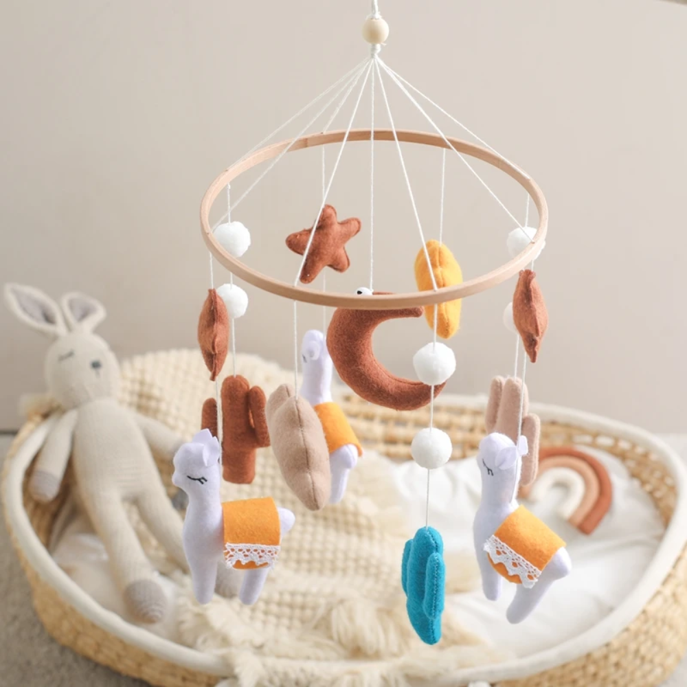 Baby Mobile Noliboobaby Handmade - Llama