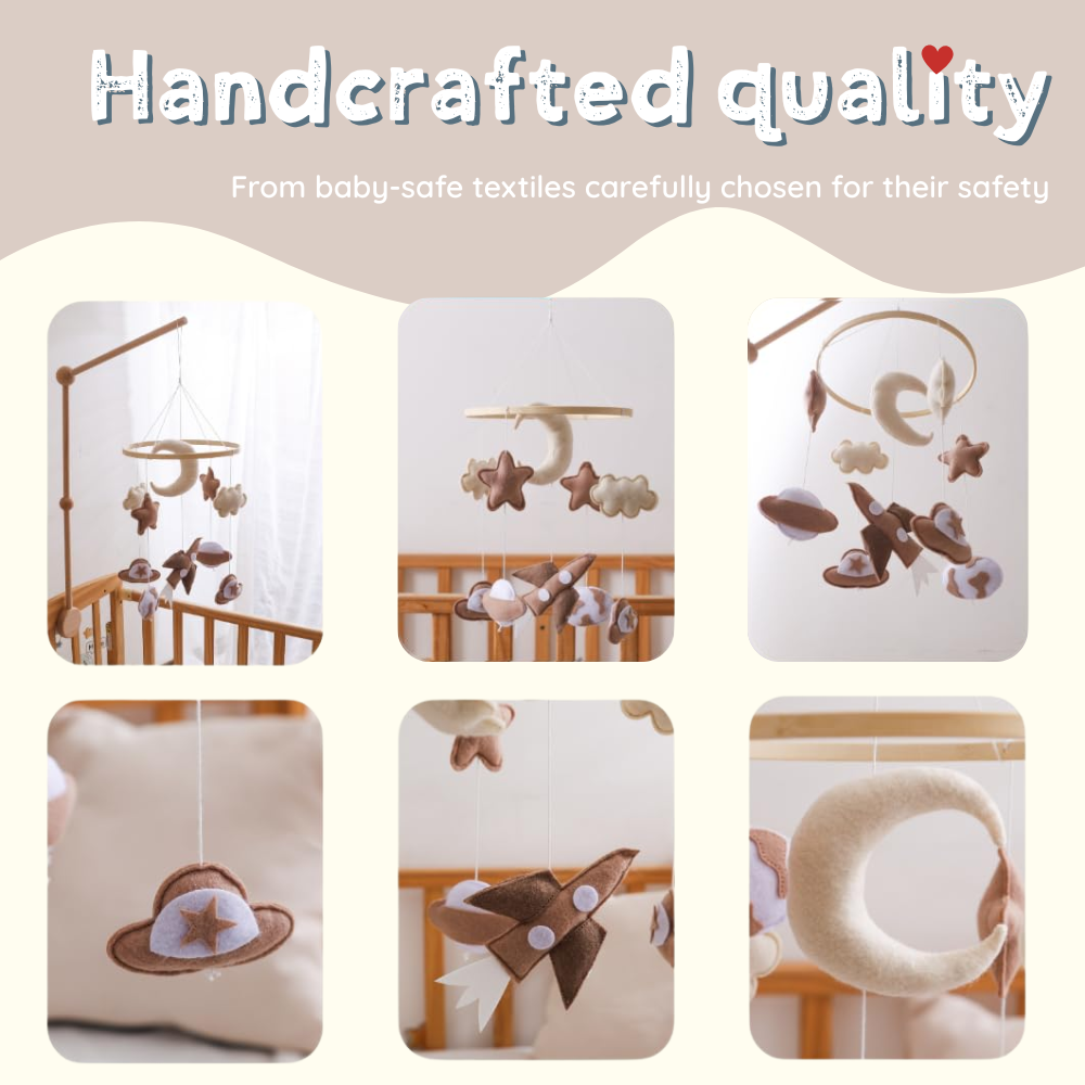 Baby Mobile Handmade Noliboobaby - Starry Dreams