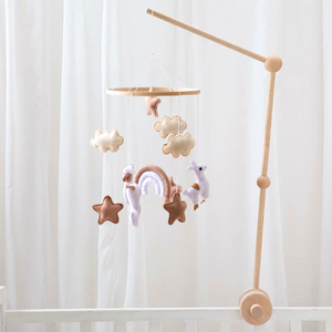 Crib mobile arm