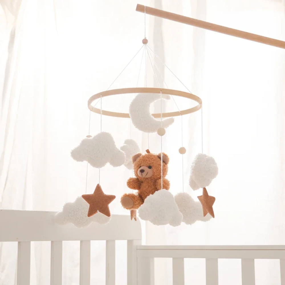 Baby Mobile Handmade Noliboobaby - Brown Bear