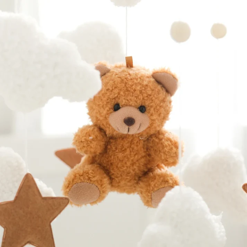 Baby Mobile Handmade Noliboobaby - Brown Bear