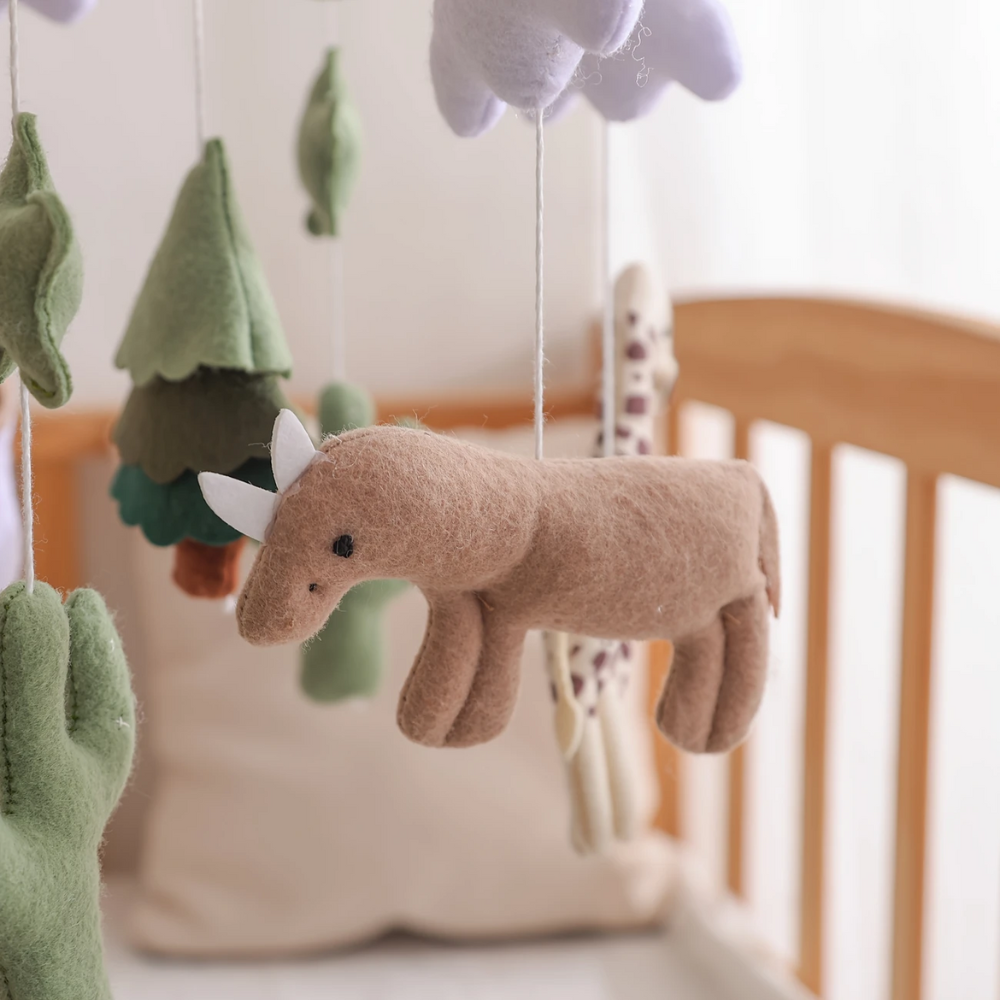 Baby Mobile Handmade Noliboobaby - Heart of the Savanna