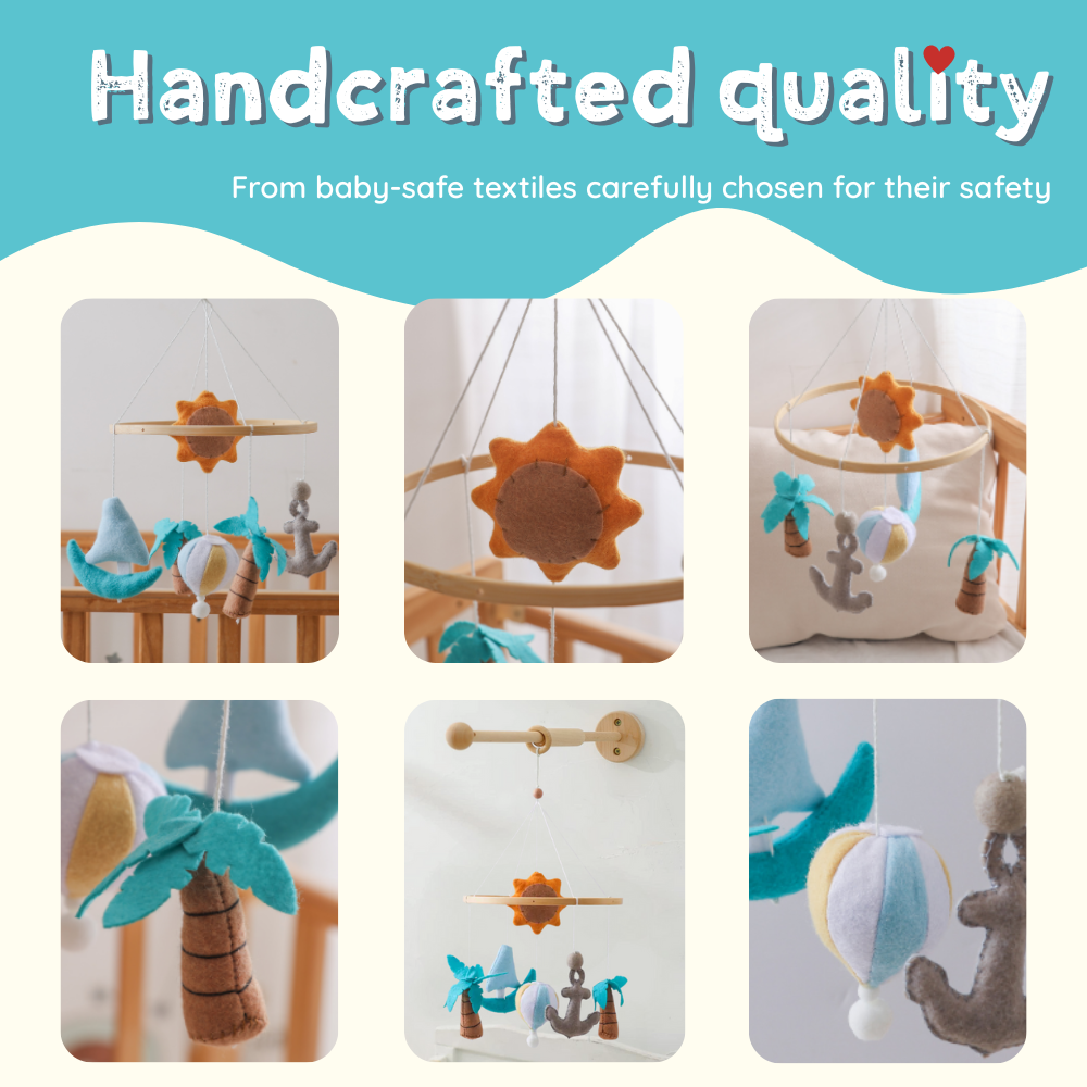 Baby Mobile Noliboobaby Handmade - Island of Pirates