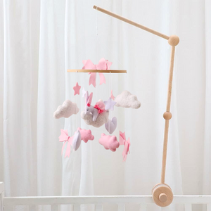 Crib mobile arm