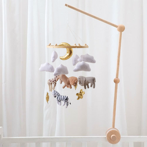 Crib mobile arm