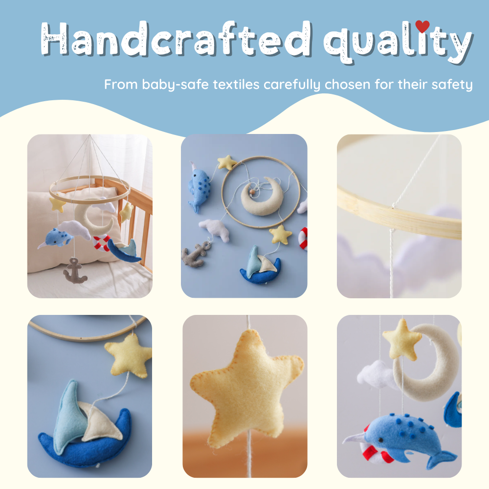 Baby Mobile Noliboobaby Handmade - Little Harbour