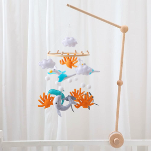 Crib mobile arm