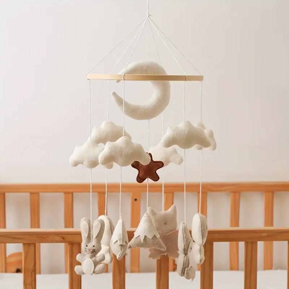 Baby Mobile Handmade Noliboobaby - Mountain in snow