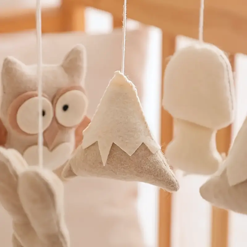 Baby Mobile Handmade Noliboobaby - Mountain in snow