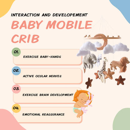 Baby Mobile Handmade Noliboobaby - Safari