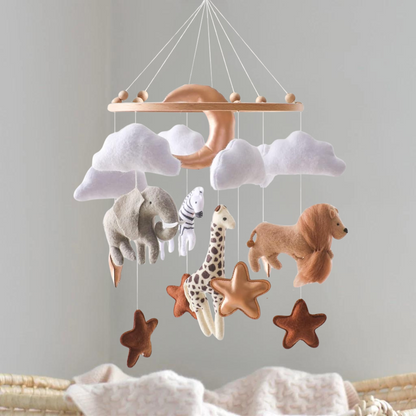 Baby Mobile Handmade Noliboobaby - Safari
